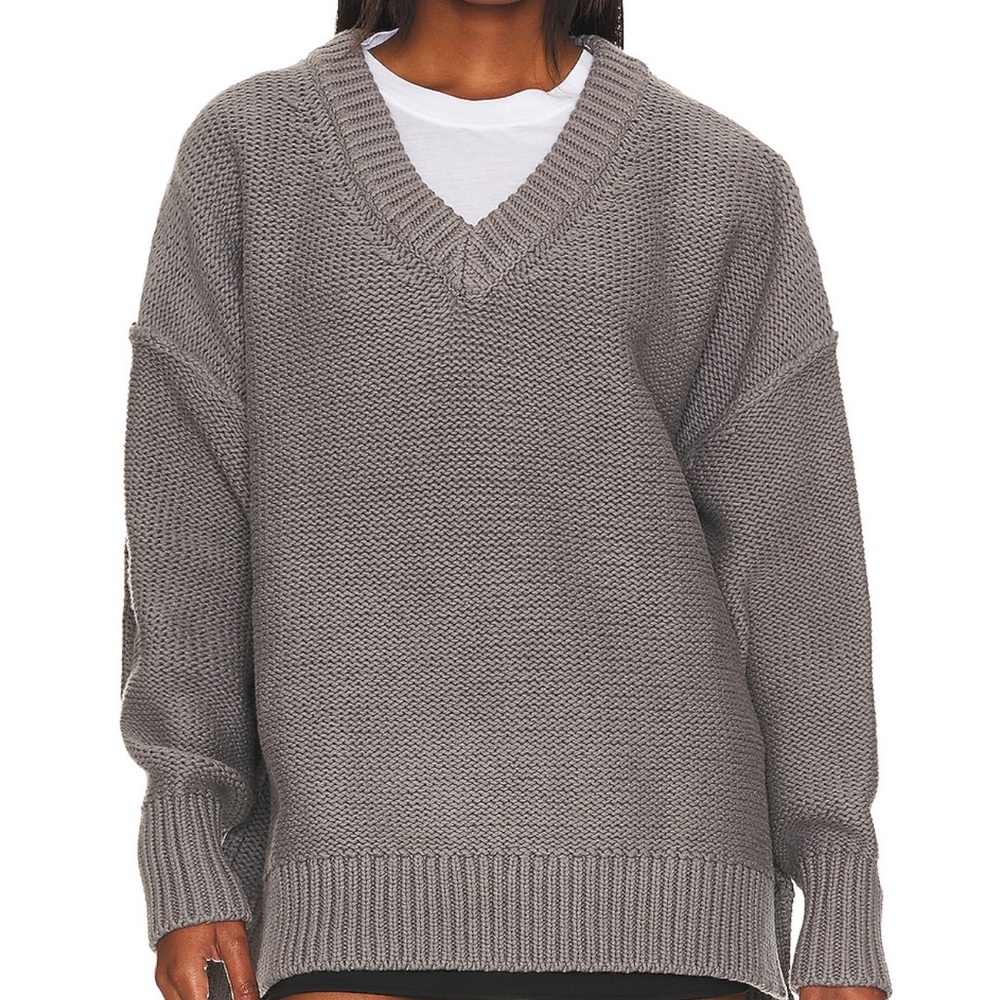 Free People Alli V Neck Sweater